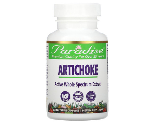 Paradise Herbs Артишок 60 растительных капсул Paradise Herbs Артишок 60 растительных капсул