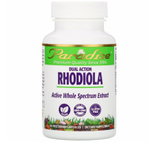 Paradise Herbs Родиола двойного действия 60 капсул на растительной основе