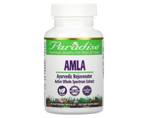 Paradise Herbs Амла 60 вегетарианских капсул Paradise Herbs Амла 60 вегетарианских капсул