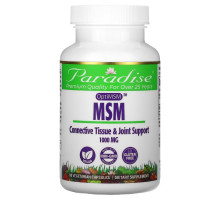 Paradise Herbs MSM OptiMSM 1000 мг 90 капсул в растительной оболочке