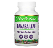 Paradise Herbs Лист банабы 60 растительных капсул