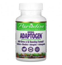 Растительные экстракты и настойки Paradise Herbs, Imperial Adaptogen, 60 растительных капсул