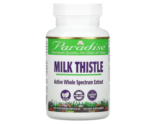 Paradise Herbs Расторопша 120 растительных капсул Paradise Herbs Расторопша 120 растительных капсул