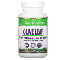 Paradise Herbs Лист испанской андалузской оливы 120 капсул на растительной основе