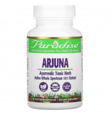 Paradise Herbs Арджуна 60 растительных капсул