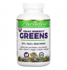 Paradise Herbs, ORAC Energy Greens, 120 Vegetarian Capsules