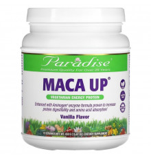 Paradise Herbs, Maca Up, Vegetarian Energy Protein, Vanilla, 15.87 oz (450 g)