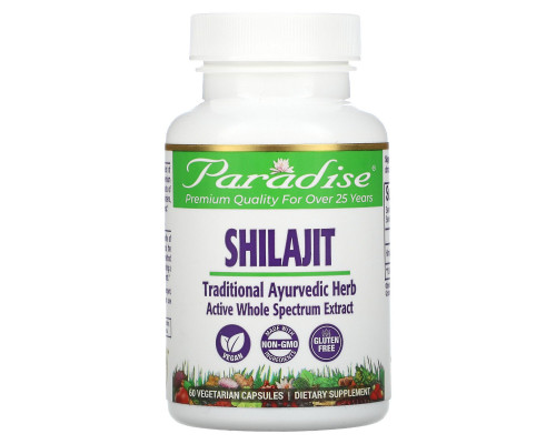 Paradise Herbs Shilajit 60 Veggie Caps Paradise Herbs Shilajit 60 Veggie Caps