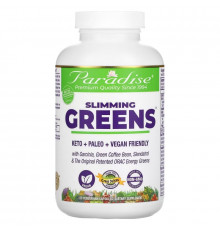 Paradise Herbs, Slimming Greens, 120 Vegetarian Capsules