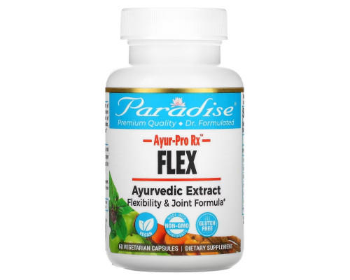 Paradise Herbs, AYUR Pro Rx, Flex, 60 Vegetarian Capsules Paradise Herbs, AYUR Pro Rx, Flex, 60 Vegetarian Capsules
