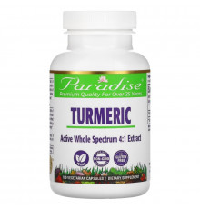 Paradise Herbs, Turmeric, 180 Vegetarian Capsules