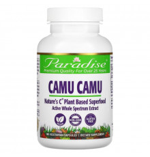 Paradise Herbs, Camu Camu, 180 Vegetarian Capsules