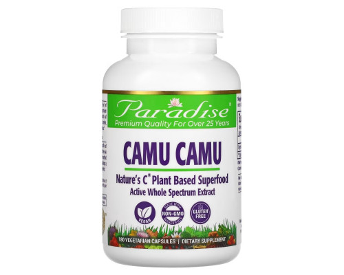 Paradise Herbs, Camu Camu, 180 Vegetarian Capsules Paradise Herbs, Camu Camu, 180 Vegetarian Capsules