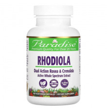 Растительные экстракты и настойки Paradise Herbs, Rhodiola , 180 Vegetarian Capsules