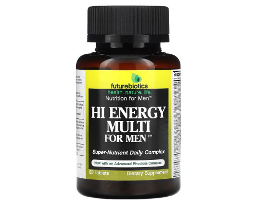 Futurebiotics, Hi Energy Multi For Men, 60 Tablets