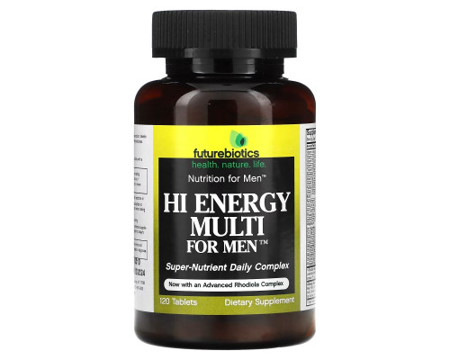 Futurebiotics, Hi Energy Multi, For Men, 120 Tablets Futurebiotics, Hi Energy Multi, For Men, 120 Tablets
