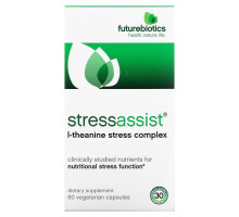 Futurebiotics, Stressassist, L-Theanine Stress Complex, 60 Vegetarian Capsules