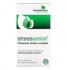 Futurebiotics, Stressassist, L-Theanine Stress Complex, 60 Vegetarian Capsules
