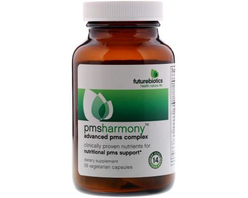 FutureBiotics, PMSHarmony, Advanced PMS Complex, 56 Vegetarian Capsules FutureBiotics, PMSHarmony, Advanced PMS Complex, 56 Vegetarian Capsules