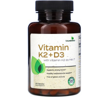 FutureBiotics, Vitamin K2 + D3 with Vitamin K2 as MK-7, 120 Capsules