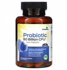 FutureBiotics, Probiotic Plus Prebiotic, 50 Billion CFU, 60 Vegetarian Capsules