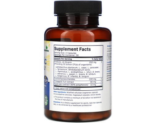 FutureBiotics, Probiotic Plus Prebiotic, 50 Billion CFU, 60 Vegetarian Capsules FutureBiotics, Probiotic Plus Prebiotic, 50 Billion CFU, 60 Vegetarian Capsules
