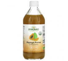 Пищеварительные ферменты Dynamic Health, пюре из папайи, 473 мл (16 жидк. унций)
