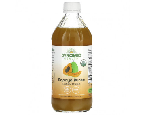 Пищеварительные ферменты Dynamic Health, пюре из папайи, 473 мл (16 жидк. унций) Пищеварительные ферменты Dynamic Health, пюре из папайи, 473 мл (16 жидк. унций)