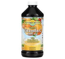 Dynamic Health  Laboratories, Жидкий витамин C, с натуральным цитрусовым вкусом, 1000 мг, 16 жидкой унции (473 мл)