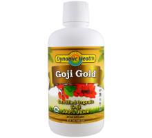 Dynamic Health  Laboratories Органический Goji Gold (годжи) 32 жидкие унции (946 мл)