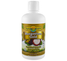 Dynamic Health  Laboratories Натуральный сертифицированный мангостан Gold 32 жидких унции (946 мл)