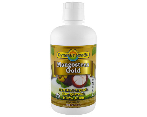 Dynamic Health  Laboratories Натуральный сертифицированный мангостан Gold 32 жидких унции (946 мл)
