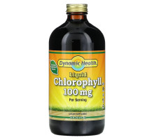 Dynamic Health, Liquid Chlorophyll, Natural Spearmint, 100 mg, 16 fl oz (473 ml)