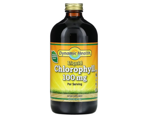 Dynamic Health, Liquid Chlorophyll, Natural Spearmint, 100 mg, 16 fl oz (473 ml) Dynamic Health, Liquid Chlorophyll, Natural Spearmint, 100 mg, 16 fl oz (473 ml)
