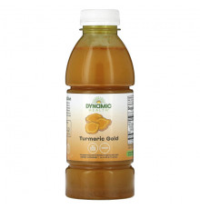 Имбирь и куркума Dynamic Health, Turmeric Gold, куркума, 473 мл (16 жидк. унций)