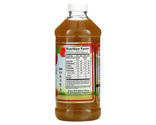 Dynamic Health Laboratories, Organic Raw Apple Cider Vinegar with Mother, 16 fl oz (473 ml) Dynamic Health Laboratories, Organic Raw Apple Cider Vinegar with Mother, 16 fl oz (473 ml)
