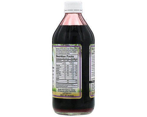 Dynamic Health Laboratories, Pure Sambucus Black Elderberry Juice Concentrate, Unsweetened, 16 fl oz (473 ml) Dynamic Health Laboratories, Pure Sambucus Black Elderberry Juice Concentrate, Unsweetened, 16 fl oz (473 ml)