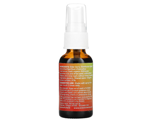 Eclectic Institute, Herbal Throat Spray, Elderberry Red Root, 1 fl oz (30 ml) Eclectic Institute, Herbal Throat Spray, Elderberry Red Root, 1 fl oz (30 ml)