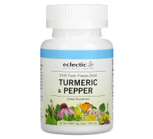 Eclectic Institute, Turmeric & Pepper, 430 mg, 90 Non-GMO Veg Caps
