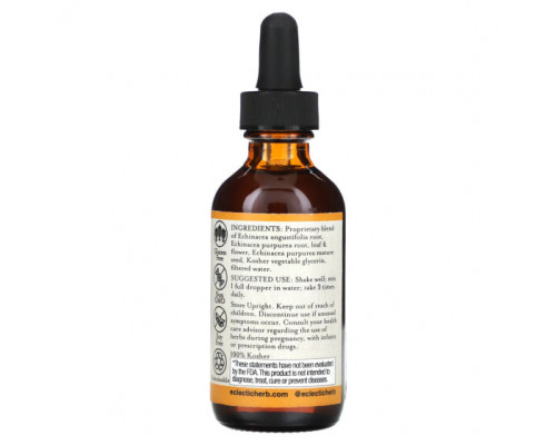 Эхинацея Eclectic Institute, Echinacea Premium Blend, 2 fl oz ( 60 ml) Эхинацея Eclectic Institute, Echinacea Premium Blend, 2 fl oz ( 60 ml)