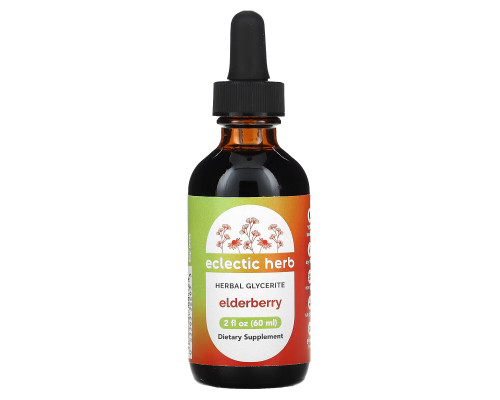 Eclectic Institute, Elderberry Glycerite, 2 fl oz ( 60 ml) Eclectic Institute, Elderberry Glycerite, 2 fl oz ( 60 ml)