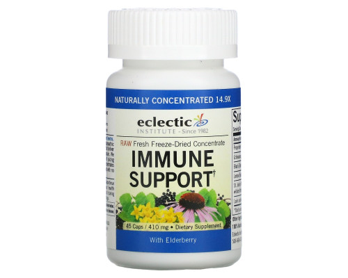 Eclectic Institute, Immune Support, 410 mg, 45 Caps Eclectic Institute, Immune Support, 410 mg, 45 Caps