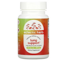 Eclectic Institute, Freeze Dried Fresh, Lung Support, 400 mg, 45 Veg Caps