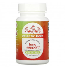 Eclectic Institute, Freeze Dried Fresh, Lung Support, 400 mg, 45 Veg Caps
