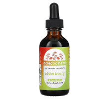 Eclectic Institute, Kid's Herbal Glycerite, Elderberry, 2 fl oz (60 ml)