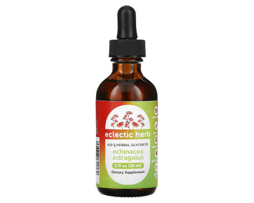Eclectic Institute, Kid Herbal Glycerite, Echinacea Astragalus, 2 fl oz (30 ml) Eclectic Institute, Kid Herbal Glycerite, Echinacea Astragalus, 2 fl oz (30 ml)