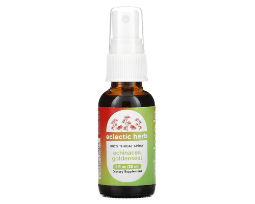 Eclectic Institute, Kids Throat Spray, Echinacea Goldenseal, 1 fl oz (30 ml) Eclectic Institute, Kids Throat Spray, Echinacea Goldenseal, 1 fl oz (30 ml)