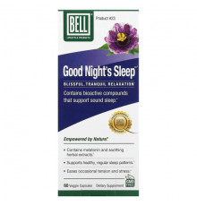 Для здорового сна Bell Lifestyle, Good Night's Sleep, 60 растительных капсул