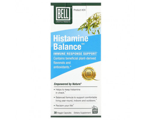 Растительные экстракты и настойки Bell Lifestyle, Гистаминный баланс, 30 растительных капсул Растительные экстракты и настойки Bell Lifestyle, Гистаминный баланс, 30 растительных капсул