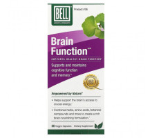 Улучшение памяти и работы мозга Bell Lifestyle, Brain Function, 60 растительных капсул